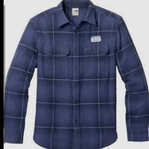 The North Face Men’s Purple Plaid Flannel Shirt – Size M (Nature Is Magic Patch)